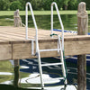 Vidaxl 3-traps steigerladder zilver 58 x 77 x 144 cm aluminium