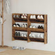 Vidaxx zapatero 2 piezas madera vieja 60 x 18 x 90 cm madera procesada