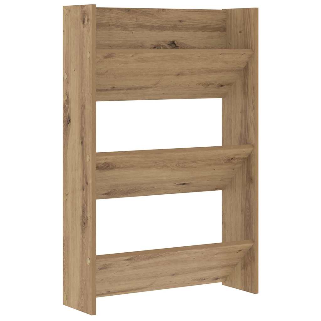 Vidaxx zapatero artesanal roble 60 x 18 x 90 cm madera contrachapada