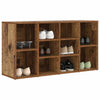 Banco zapatero vidaxl con estante madera vieja 103 x 30 x 54,5 cm madera contrachapada