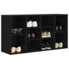 Vidaxx zapatero roble negro 103 x 30 x 54,5 cm madera contrachapada