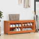 Vidaxl opslagbank wasbruin 110 x 38 x 45,5 cm massief grenenhout