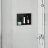 Vidaxx nicho de ducha negro 30 x 20 x 9,5 cm acero inoxidable