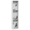 Vidaxl douche niche wit 90 x 20 x 9,5 cm roestvrij staal
