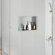 Nicho de ducha VidaXL plateado 45 x 30 x 9,5 cm acero inoxidable