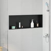 Vidaxx nicho de ducha negro 90 x 30 x 9,5 cm acero inoxidable
