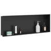 Vidaxx nicho de ducha negro 90 x 30 x 9,5 cm acero inoxidable
