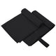 Vidaxl sporthanddoeken 2 pcs zwart 50 x 30 cm polyester en polyamide
