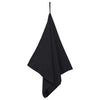Vidaxl sporthanddoeken 2 pcs zwart 100 x 50 cm polyester en polyamide