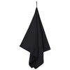 Vidaxl sporthanddoeken 2 pcs zwart 140 x 70 cm polyester en polyamide