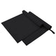 Vidaxl sporthanddoeken 2 pcs zwart 180 x 90 cm polyester en polyamide