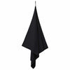 Vidaxl sporthanddoeken 2 pcs zwart 200 x 100 cm polyester en polyamide