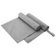 Vidaxl sporthanddoeken 2 pcs donkergrijs 100 x 50 cm