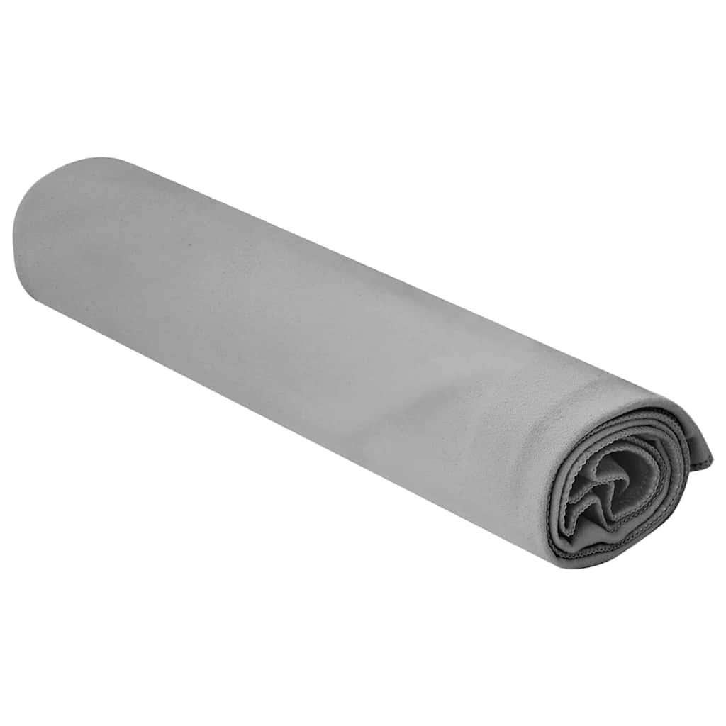 Vidaxl sporthanddoeken 2 pcs donkergrijs 100 x 50 cm