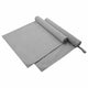 Vidaxl sporthanddoeken 2 pcs donkergrijs 90 x 180 cm