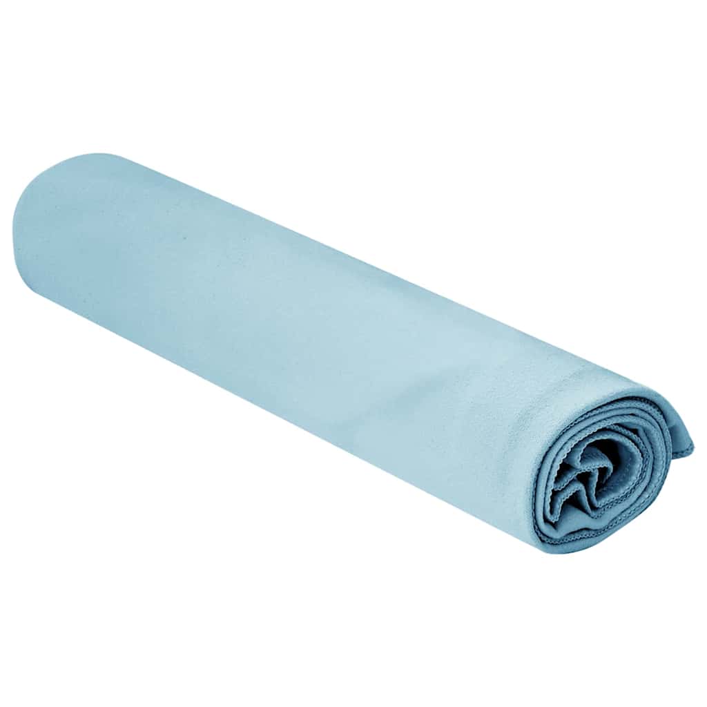 Asciugamani sportivi Vidaxx 2 pezzi blu 100 x 50 cm poliestere e poliammide