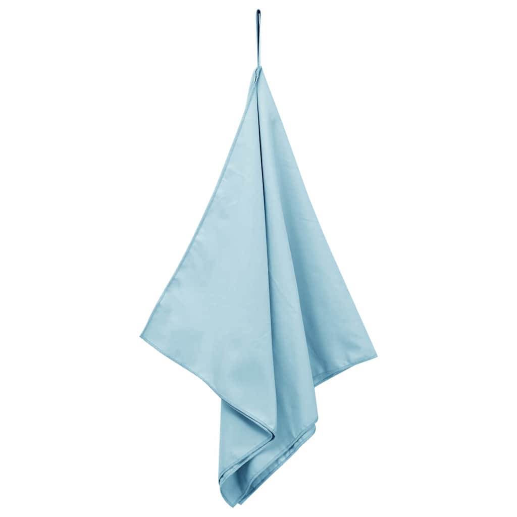Vidaxl sporthanddoeken 2 pcs blauw 100 x 50 cm polyester en polyamide