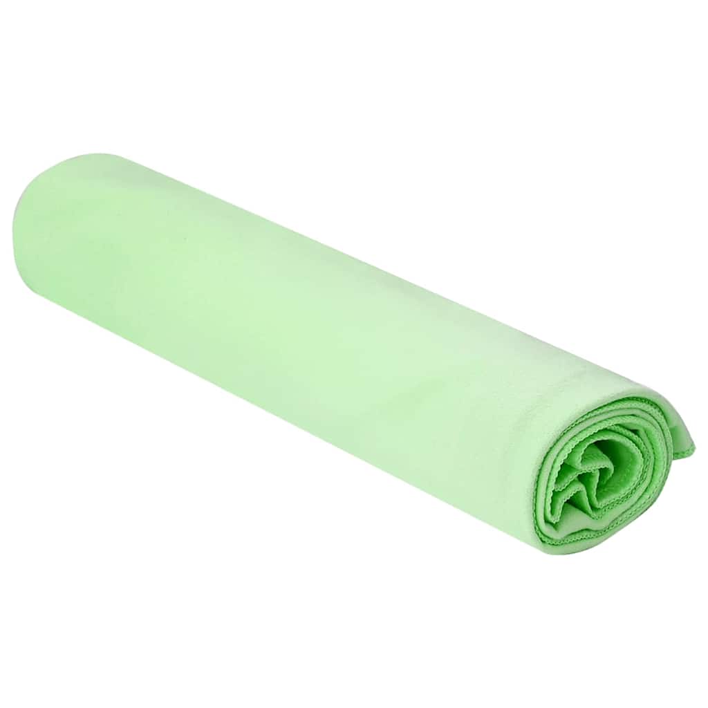 Vidaxx toallas deportivas 2 uds verde 100 x 50 cm poliéster y poliamida