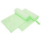 Vidaxl sporthanddoeken 2 pcs groen 200 x 100 cm polyester en polyamide