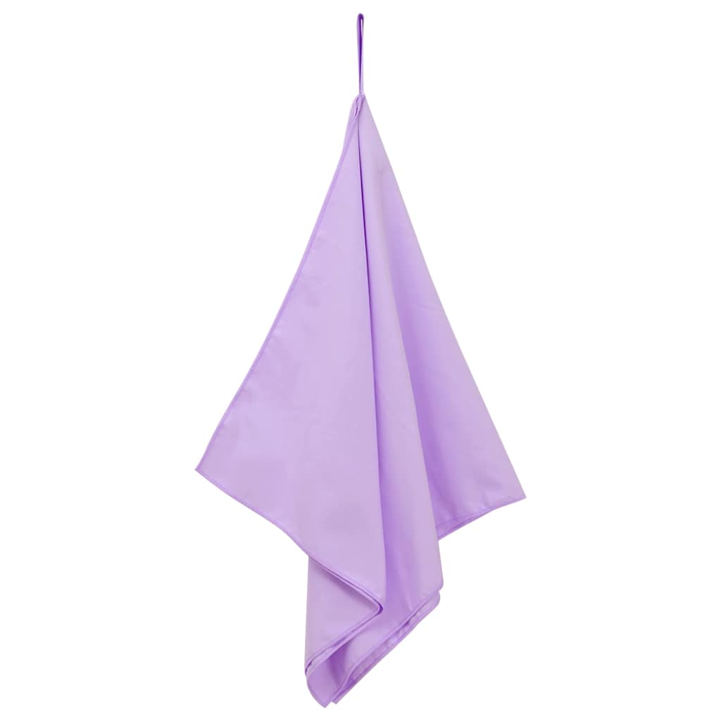 Vidaxl sporthanddoeken 2 pcs paars 100 x 50 cm polyester en polyamide
