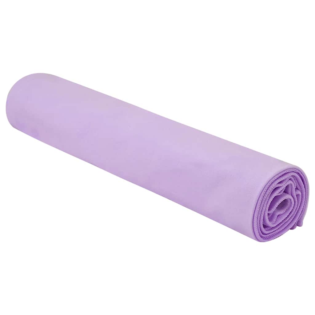 Vidaxx toallas deportivas 2 piezas violeta 140 x 70 cm poliéster y poliamida