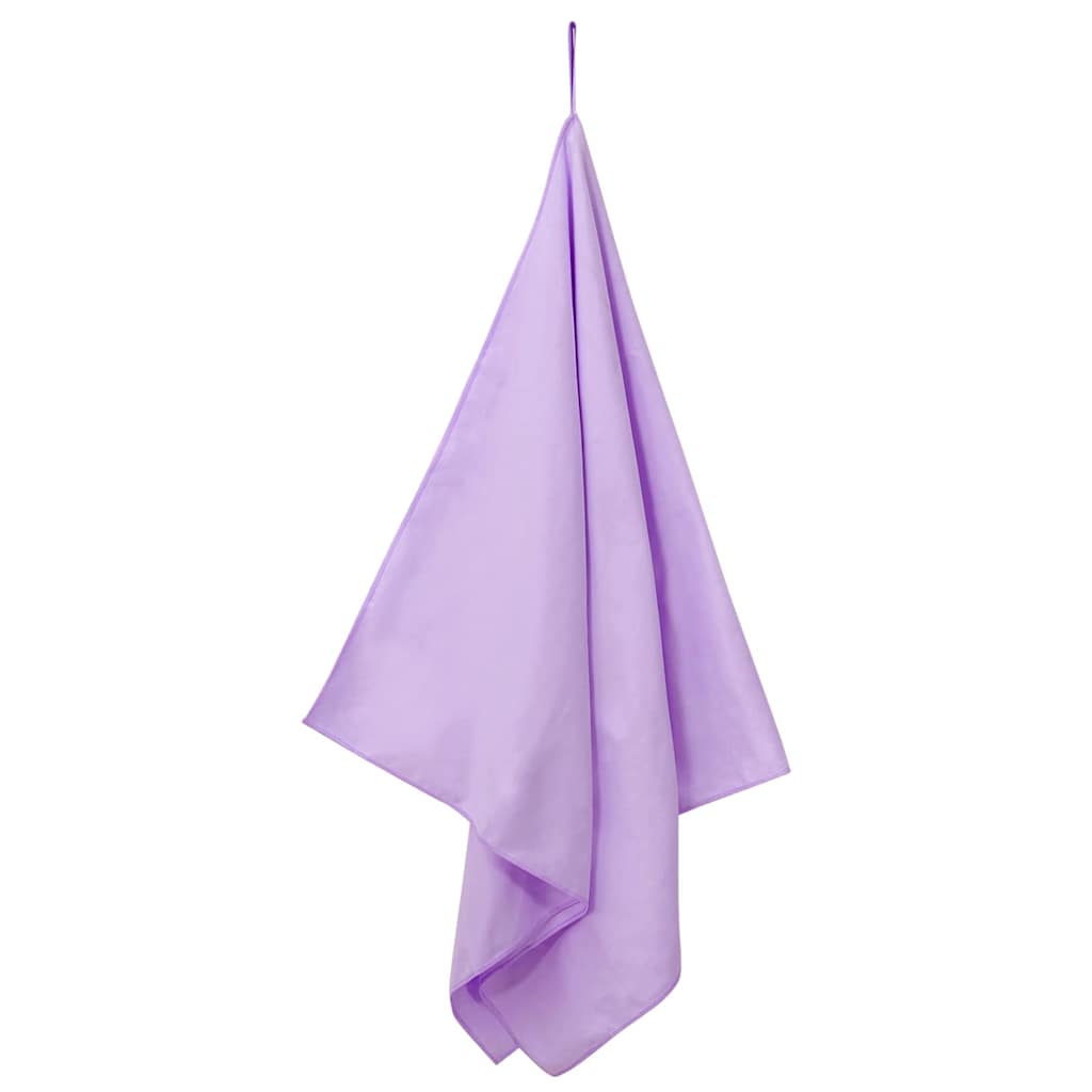 Vidaxl sporthanddoeken 2 pcs paars 140 x 70 cm polyester en polyamide