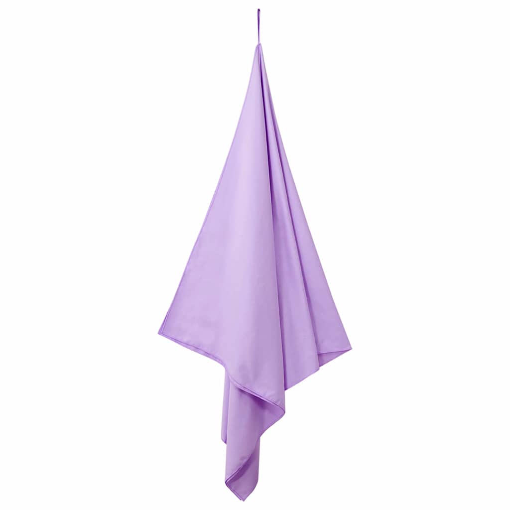 Vidaxl sporthanddoeken 2 pcs paars 200 x 100 cm polyester en polyamide