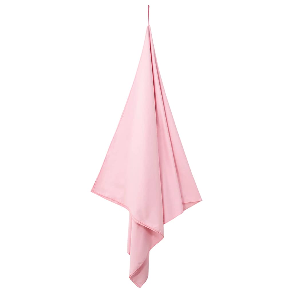 Vidaxl sporthanddoeken 2 pcs roze 200 x 100 cm polyester en polyamide