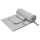 Vidaxl set van sporthanddoeken 2 pcs grijs stof