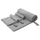 Vidaxl set van sporthanddoeken 3 pcs donkergrijs