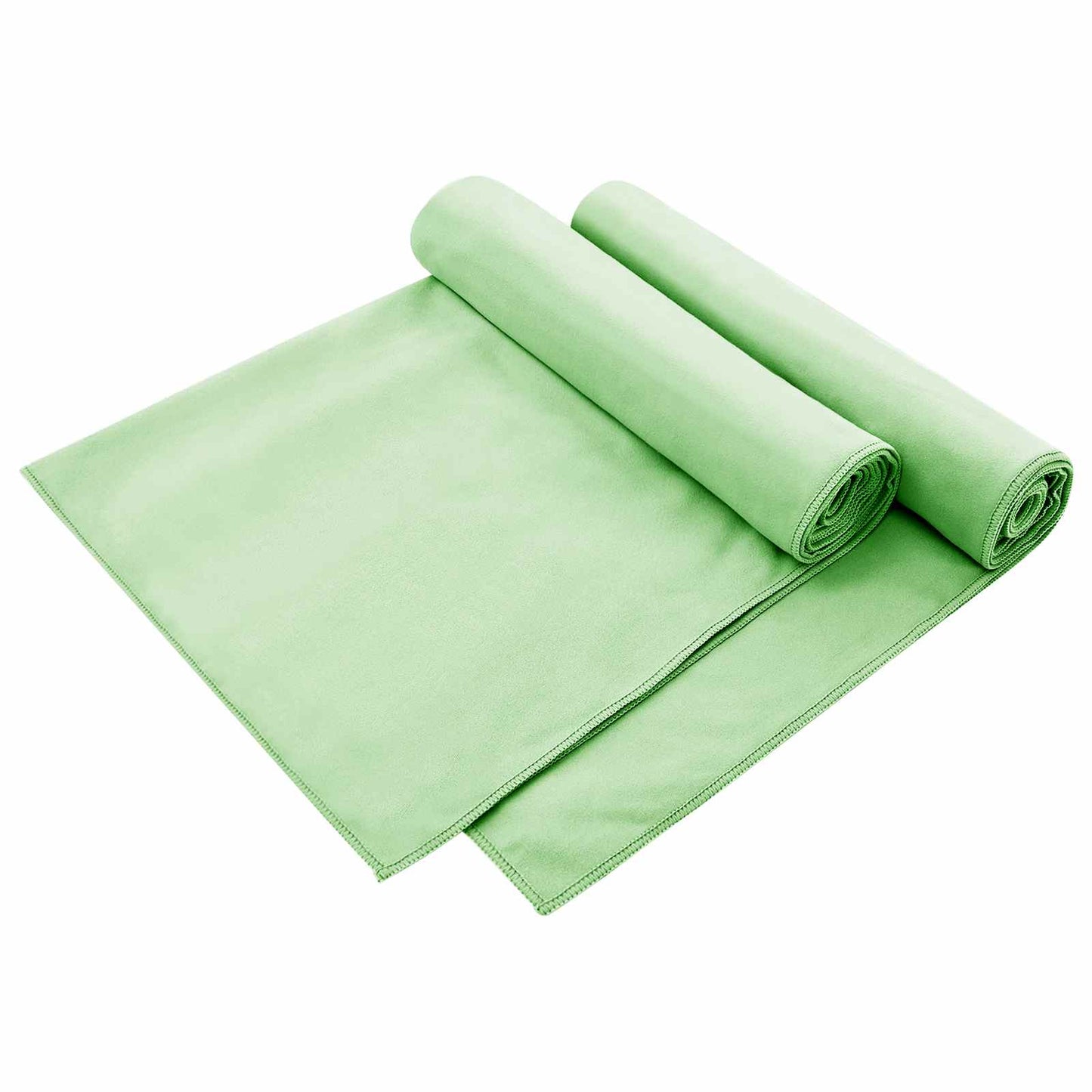Asciugamani per sedia da esterno Vidaxx 2 pezzi verdi 130 x 60 cm