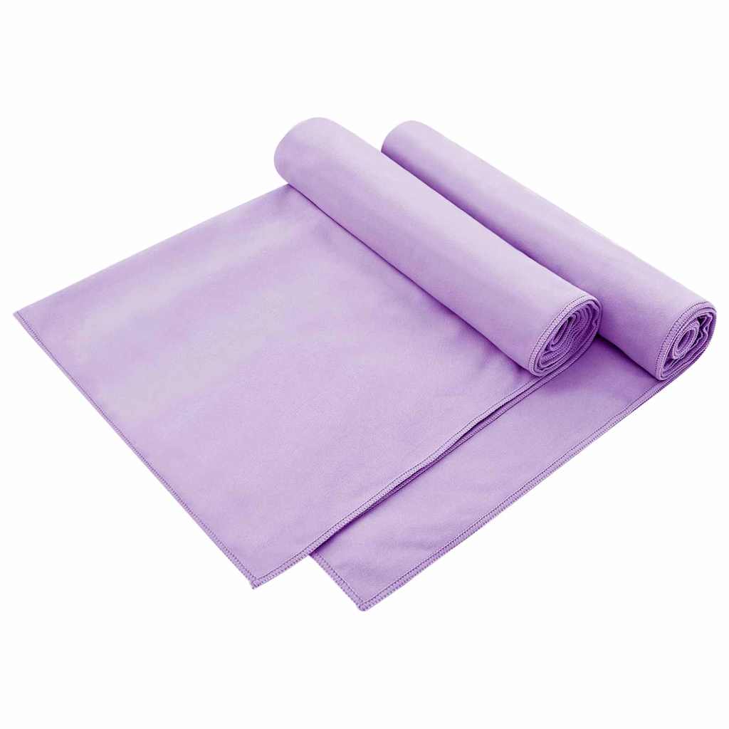 Asciugamani per sedia da esterno Vidaxx 2 pezzi viola 130 x 60 cm