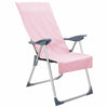 Asciugamani per sedia da esterno Vidaxx 2 pezzi rosa 130 x 60 cm