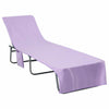 Asciugamani da lettino Vidaxx 2 pezzi viola 210 x 75 cm poliestere e poliammide