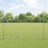 Vidaxl afrasteringspaal 2 pcs zilver poedergecoat staal