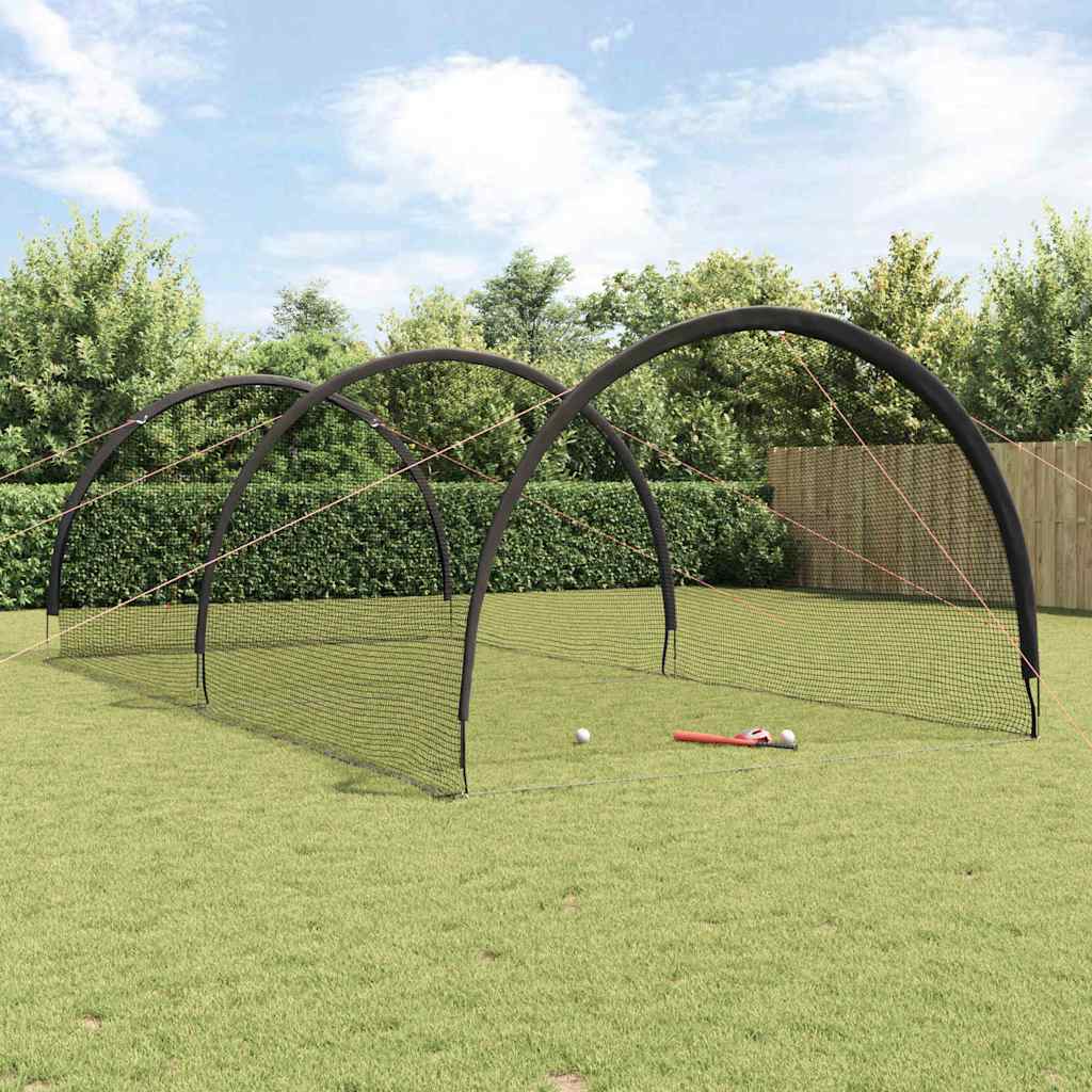 Vidaxl honkbal softbal zwart 702 x 369,5 x 243,5 cm polyester
