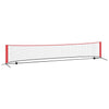 Rete da tennis VidaXL nera e rossa 494,5 x 90 x 87 cm poliestere