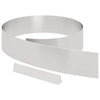 Bordo da giardino Vidaxxl 4 pezzi argento 450 x 0,05 x 15 cm in acciaio inossidabile
