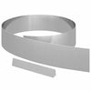 Vidaxl borde de jardín 4 piezas plata 450 x 0,05 x 15 cm acero galvanizado