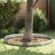 Vidaxl tuinrand zilver 450 x 0.05 x 15 cm roestvrij staal