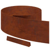 Vidaxl borde de jardín oxidado 450 x 0,05 x 15 cm acero corten
