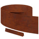 Bordo da giardino Vidaxl arrugginito 450 x 0,05 x 15 cm in acciaio corten