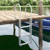 Vidaxx Scala per ponteggio a 3 gradini argento 45 x 11,5 x 134 cm alluminio
