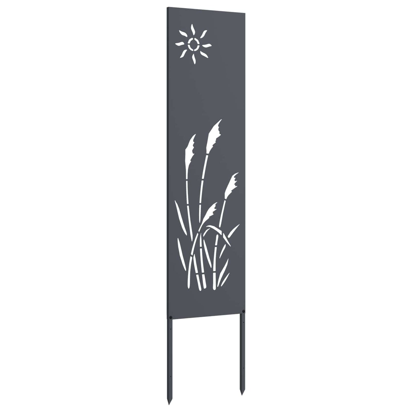 Vidaxl tuin privacy screen antraciet 32 x 140 cm koudgewalst staal