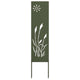 Vidaxl tuin privacy screen olijfgroen 32 x 140 cm koudgewalst staal