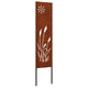 VidaXL protección visual para jardín calado oxidado 32 x 140 cm acero corten