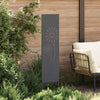 Vidaxl tuin privacy screen antraciet 32 x 140 cm koudgewalst staal