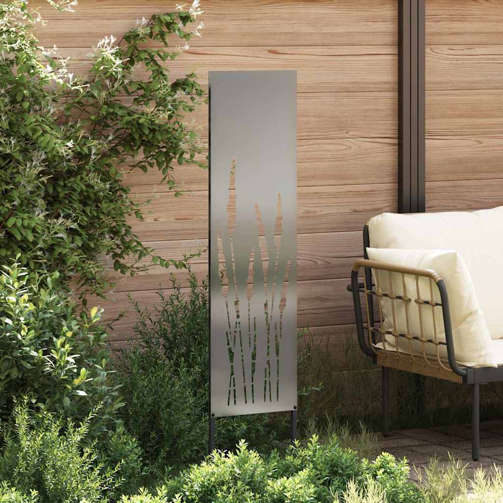 Vidaxl tuin privacy screen zilver 32 x 140 cm gegalvaniseerd staal