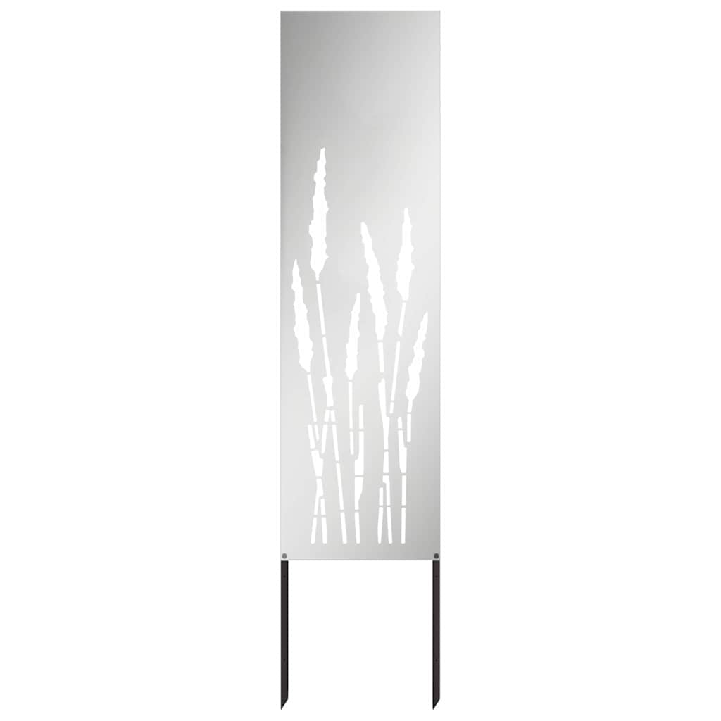 Vidaxl tuin privacy screen zilver 32 x 140 cm gegalvaniseerd staal