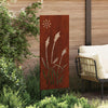 Vidaxl tuin privacy screen fretwerk roestig 50 x 140 cm cortenstaal
